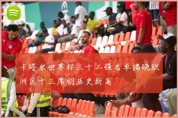 卡塔尔世界杯三十二强名单揭晓欧洲区十三席创历史新高